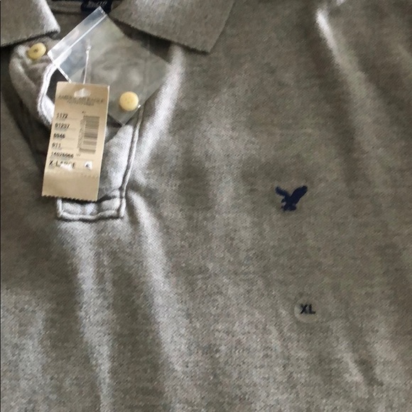 Grey American eagle polo - Picture 3 of 3
